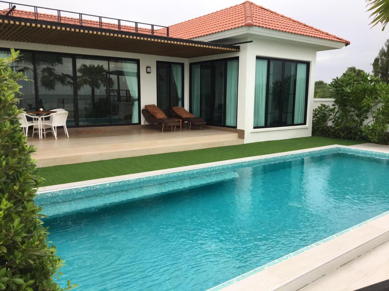 La Playa Beach Front Pool Villa Cha-Am,Huahin Puk Tian Exterior photo